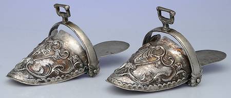 Sterling Hollowware Pair of Stirrups