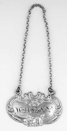 Sterling Hollowware Decanter Label