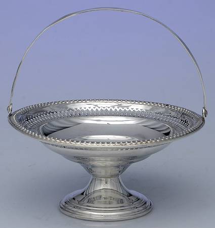 Sterling Hollowware 6" Weighted Handled Basket