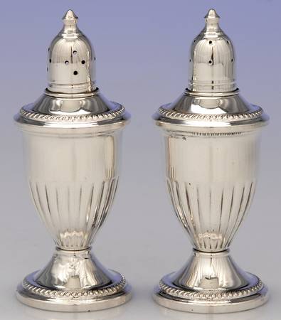Sterling Hollowware Salt and Pepper Set