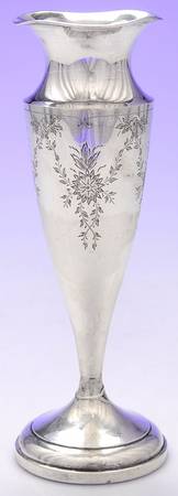 Sterling Hollowware 10" Vase