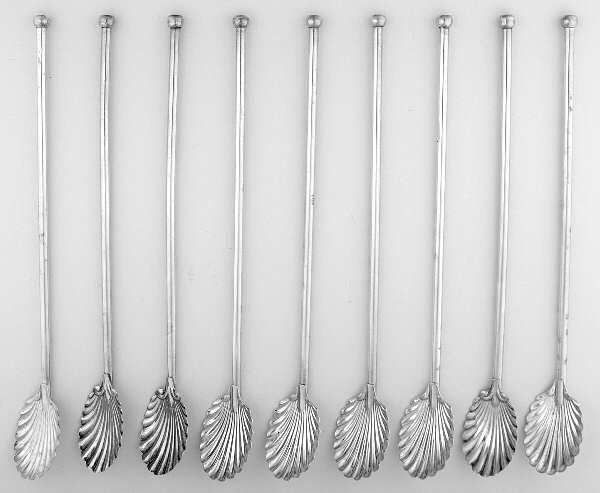 Sterling Hollowware Tea Sipper - Set of 9