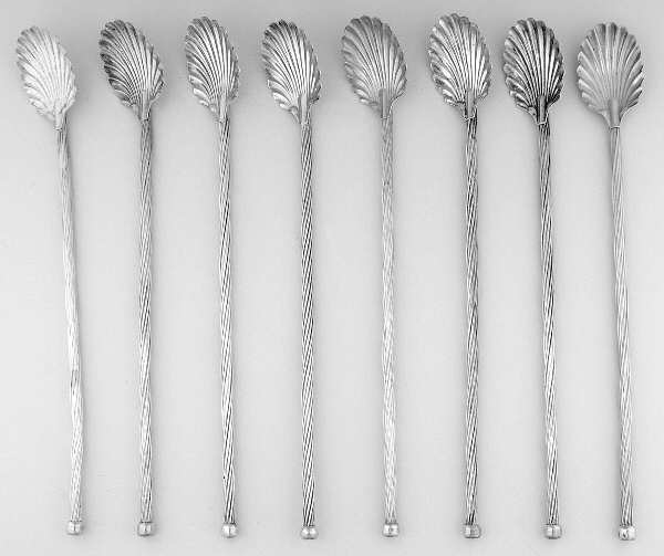 Sterling Hollowware Tea Sipper - Set of 8