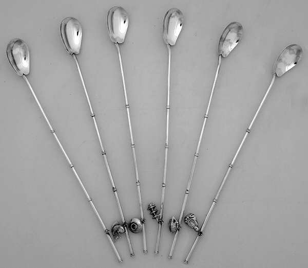 Sterling Hollowware Tea Sipper - Set of 6