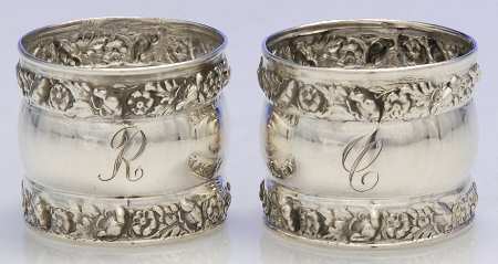 Sterling Hollowware Napkin Ring - Set of 2