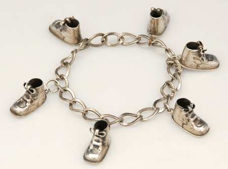Sterling Hollowware Charm Bracelet