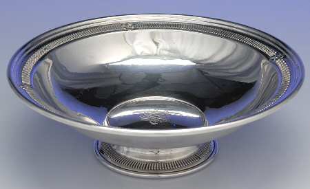 Sterling Hollowware 8" Round Footed Centerpiece