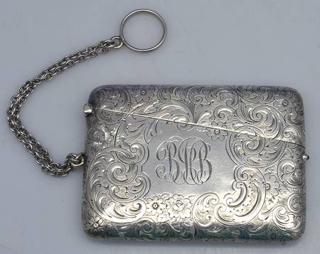 Sterling Hollowware Business Card Holder