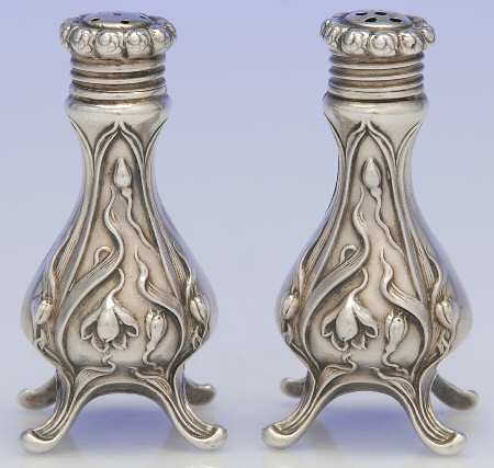 Sterling Hollowware Individual Salt & Pepper