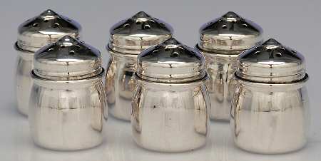 Sterling Hollowware Individual Salt and Pepper (3 Sets)