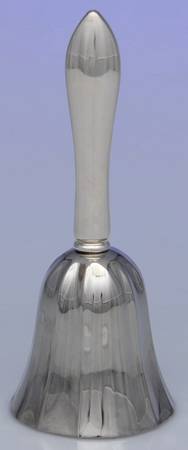 Sterling Hollowware Plated Bell with Sterling Handle