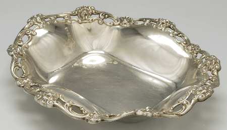 Sterling Hollowware Oval Sterling Centerpiece