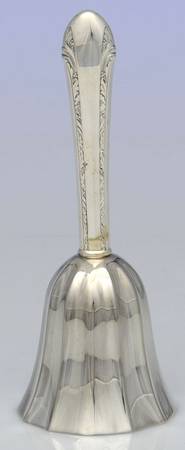 Sterling Hollowware Plated Bell with Sterling Handle