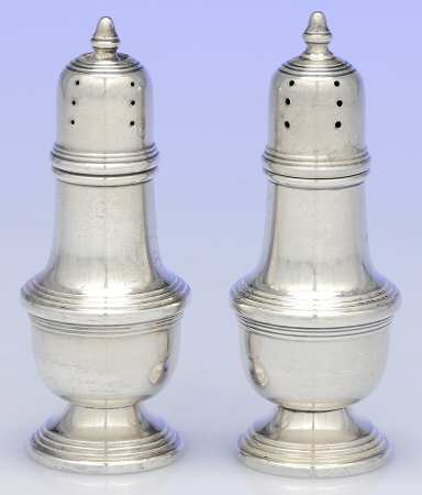 Sterling Hollowware Salt & Pepper Set
