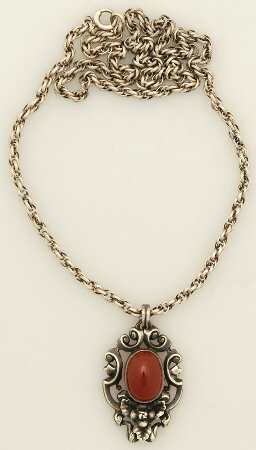 Sterling Hollowware Necklace