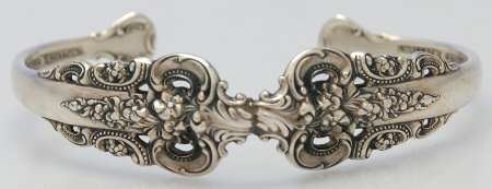 Sterling Hollowware Cuff Bracelet