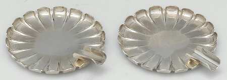 Sterling Hollowware Set of 2 2" Ashtray