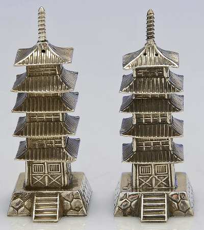 Sterling Hollowware Salt & Pepper Set