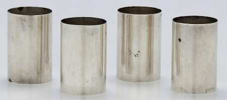 Sterling Hollowware Napkin Ring - Set of 4