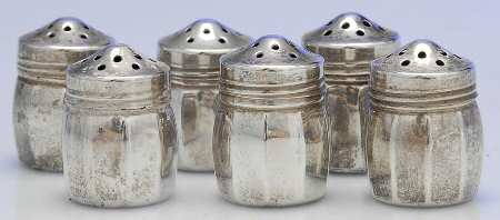Sterling Hollowware Individual Salt and Pepper (3 Sets)