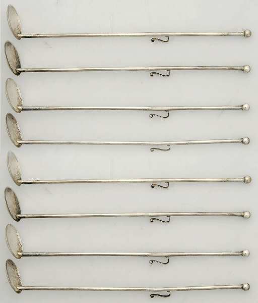 Sterling Hollowware Tea Sipper - Set of 8