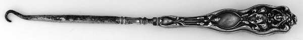 Sterling Hollowware Large Hollow Handle Button Hook