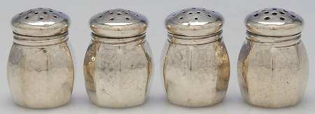 Sterling Hollowware 2 Sets Individual Salt & Pepper Set
