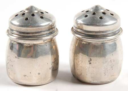 Sterling Hollowware Individual Salt & Pepper