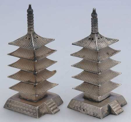 Sterling Hollowware Salt and Pepper Set