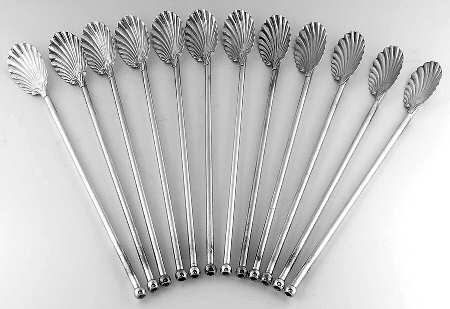 Sterling Hollowware Tea Sipper - Set of 12