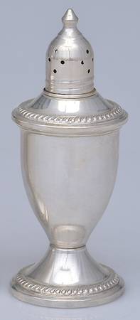 Sterling Hollowware Weighted Pepper Shaker