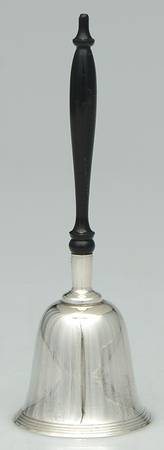 Sterling Hollowware Bell with Wood Handle