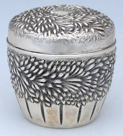 Sterling Hollowware Tea Caddy & Lid