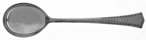 Empress (Silverplate, 1921) Round Bowl Soup Spoon (Gumbo)