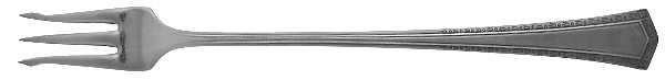 Empress (Silverplate, 1921) Cocktail/Seafood Fork