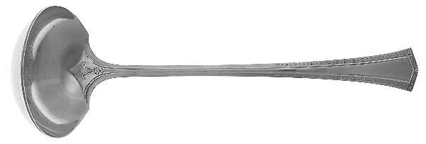 Empress (Silverplate, 1921) Solid Piece Cream Ladle