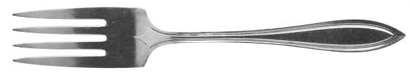Saybrooke (Silverplate, 1919) Individual Salad Fork