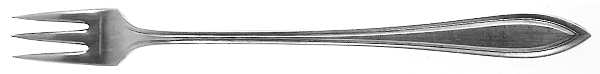 Saybrooke (Silverplate, 1919) Cocktail/Seafood Fork