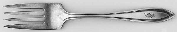 Saybrooke (Silverplate, 1919) Monogram Individual Salad Fork