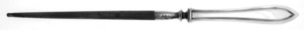 Saybrooke (Silverplate, 1919) Large Roast Steel Rod Knife Sharpener