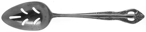 Acadia (Stainless) Pierced Tablespoon (Serving Spoon)