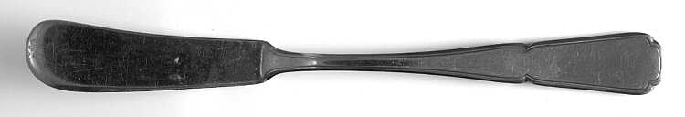 USI19 (STAINLESS) Flat Handle Butter Spreader