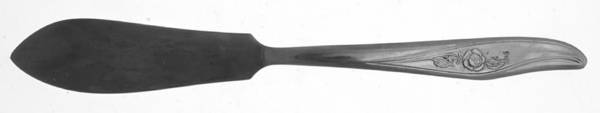 Cameo Rose (Stainless) Flat Handle Master Butter Knife