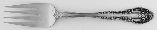 USI28 (Stainless) Medium Solid Cold Meat Serving Fork