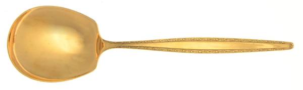 Symphonette (Gold Electroplate) Solid Smooth Casserole Spoon