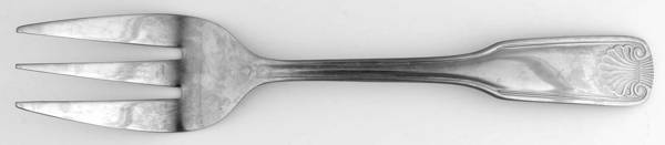 JCP (Stainless) Medium Solid Cold Meat Serving Fork