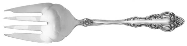 UNF472 (Silverplate) Medium Solid Cold Meat Serving Fork
