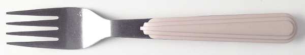Jazz Peach (Stainless) Fork by Unknown Mfg Silver