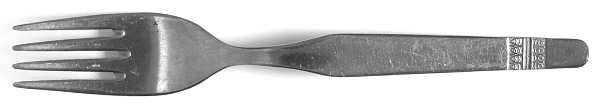 UNF475 (Stainless) Large Solid Cold Meat Serving Fork