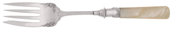 Pearl Handle Flatware 1 (Sterling) Pearl Handle Medium Cold Meat Fork